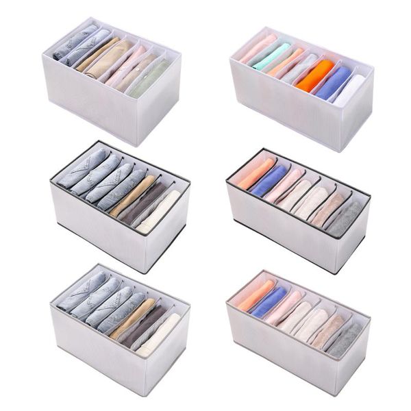 storage drawers 7 grids jeans boxs closet organizer for clothes tidys pants t-shirt compartment box home drawer
storage drawers 7 grids jeans boxs closet organizer for clothes tidys pants t-shirt compartment box home drawer