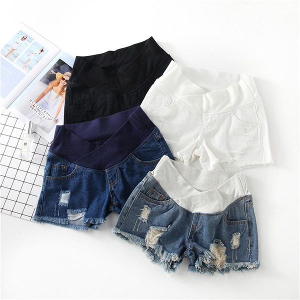 maternity bottoms pregnant clothes women's shorts summer wear low-waisted denim spring loose pants for women, White
maternity bottoms pregnant clothes women's shorts summer wear low-waisted denim spring loose pants for women, White