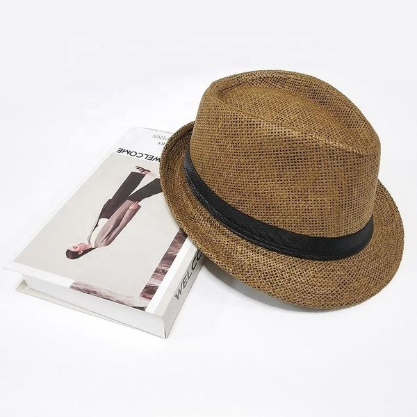 wide brim hats cosum custom summer fedora hat wholesale straw men and women, Blue;gray
wide brim hats cosum custom summer fedora hat wholesale straw men and women, Blue;gray