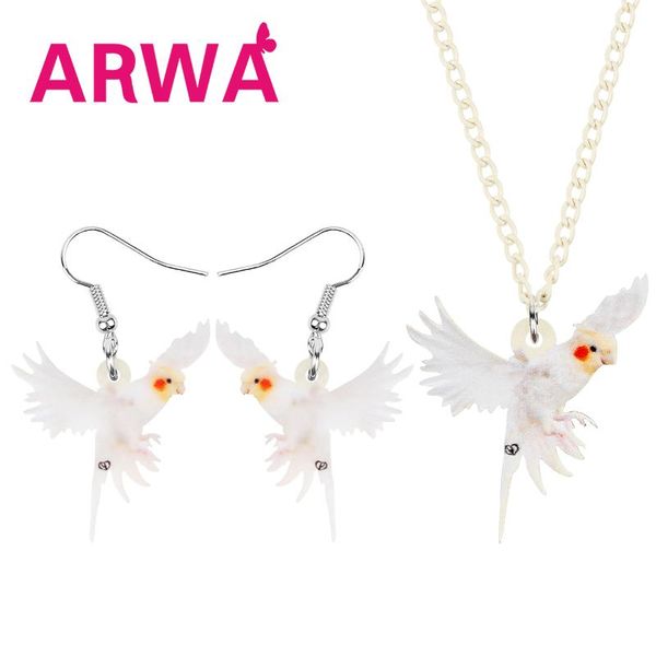 earrings & necklace arwa acrylic white cockatoo cockatiel peacock jewelry cute bird animal neckalce for women girls friends gift dcoration, Silver
earrings & necklace arwa acrylic white cockatoo cockatiel peacock jewelry cute bird animal neckalce for women girls friends gift dcoration, Silver