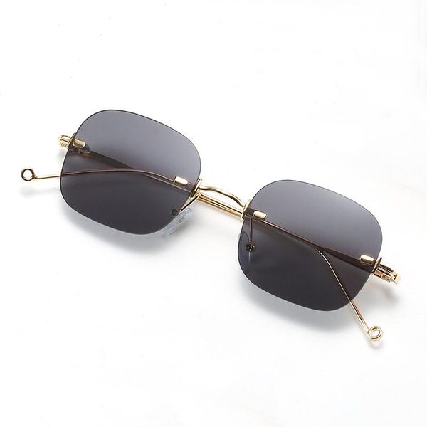 sunglasses retro square anti-blue light rimless flat mirror trend fashion women street driving glasses men, White;black
sunglasses retro square anti-blue light rimless flat mirror trend fashion women street driving glasses men, White;black