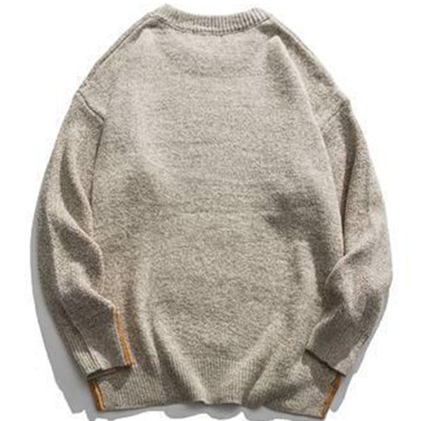 men's sweaters harajuku cartoon sweater, street fashion retro hip-hop clothing, casual round neck and bear loose knitted winter 2021, White;black
men's sweaters harajuku cartoon sweater, street fashion retro hip-hop clothing, casual round neck and bear loose knitted winter 2021, White;black