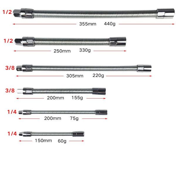 universal metal flexible shaft batch head connecting rod multi-angle multi-function charging drill soft 1/4 3/8 1/2 hand tools
universal metal flexible shaft batch head connecting rod multi-angle multi-function charging drill soft 1/4 3/8 1/2 hand tools