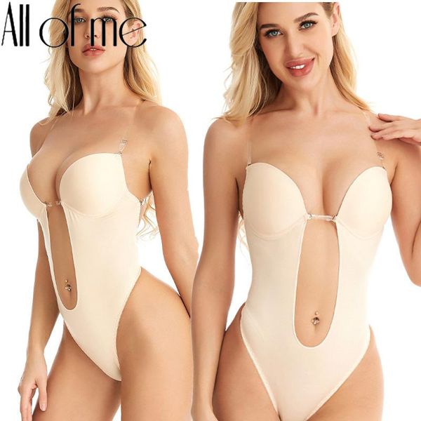 bodyshaper bra women deep v convertible thong shapewear backless invisible push up underwear body slimming bodysuit women's shapers, Black;white
bodyshaper bra women deep v convertible thong shapewear backless invisible push up underwear body slimming bodysuit women's shapers, Black;white