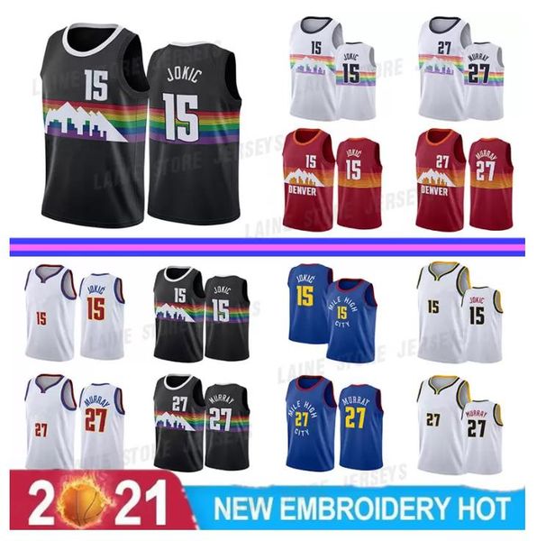 personalized custom fans 27 murray basketball jersey men 15 jokic actual combat tee training uniform customization city basketball jerseys s, Black
personalized custom fans 27 murray basketball jersey men 15 jokic actual combat tee training uniform customization city basketball jerseys s, Black