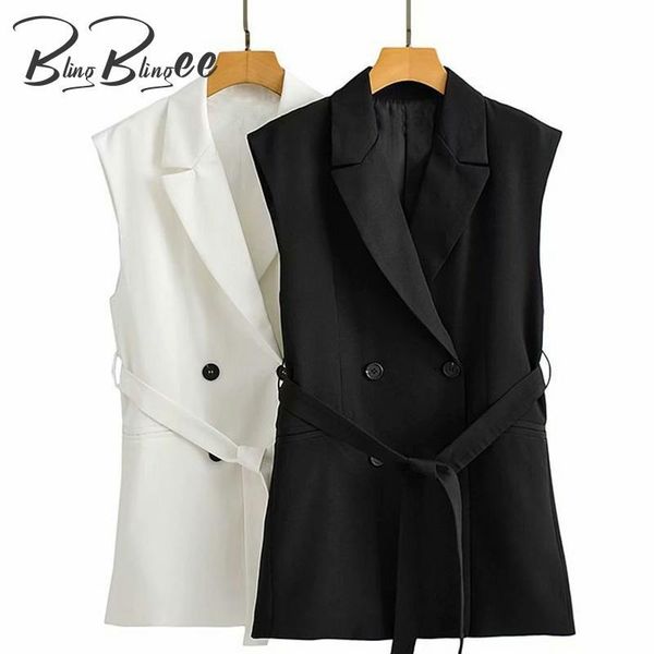 women's vests blingblingee black white vest autumn sleeveless notched collar double breasted woman casual trench coat jacket belted gil
women's vests blingblingee black white vest autumn sleeveless notched collar double breasted woman casual trench coat jacket belted gil