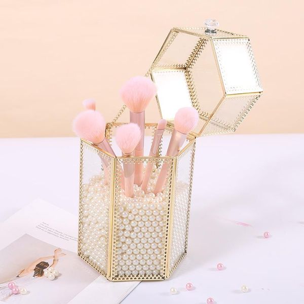 bathroom storage & organization hexagonal makeup brush box women cosmetic bucket office deskcovered pencil holder
bathroom storage & organization hexagonal makeup brush box women cosmetic bucket office deskcovered pencil holder