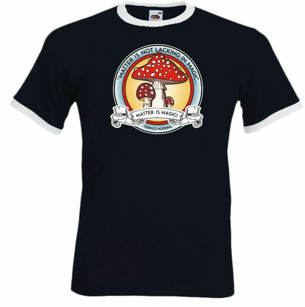 Terence McKenna T-Shirt Matt is Magic Mushrooms Glastonbury Festival Top, White;black
Terence McKenna T-Shirt Matt is Magic Mushrooms Glastonbury Festival Top, White;black