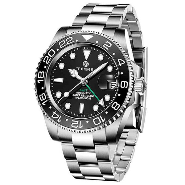 2021 tesen ten men's sports watches, famous brands and luxury fashion waterproof automatic machinery, date watches, Slivery;brown
2021 tesen ten men's sports watches, famous brands and luxury fashion waterproof automatic machinery, date watches, Slivery;brown