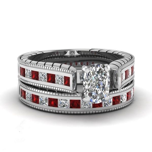 wedding rings 2pcs/set vintage geometric red/white crystal rhinestones ring set jewelry bridal engagement gift, Slivery;golden
wedding rings 2pcs/set vintage geometric red/white crystal rhinestones ring set jewelry bridal engagement gift, Slivery;golden
