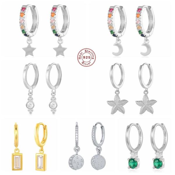dangle & chandelier gs 925 sterling silver rainbow zircon cz star moon charm earrings for women luxury starfish drop pendiente
dangle & chandelier gs 925 sterling silver rainbow zircon cz star moon charm earrings for women luxury starfish drop pendiente