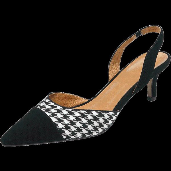 sandals women's suede leather plaid fabric patchwork slip-on thin high heel sandals pointed toe elegant ladies evening dress pumps shoe, Black
sandals women's suede leather plaid fabric patchwork slip-on thin high heel sandals pointed toe elegant ladies evening dress pumps shoe, Black