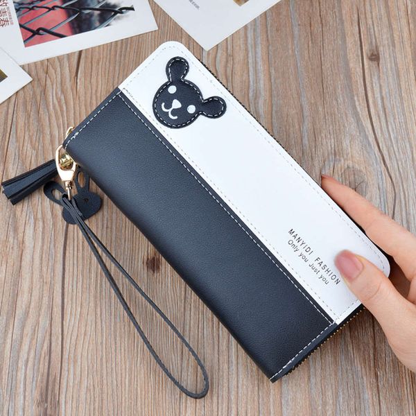 hand wallet women's long large capacity tassel zipper fashion korean color change mobile bag adlc, Red;black
hand wallet women's long large capacity tassel zipper fashion korean color change mobile bag adlc, Red;black