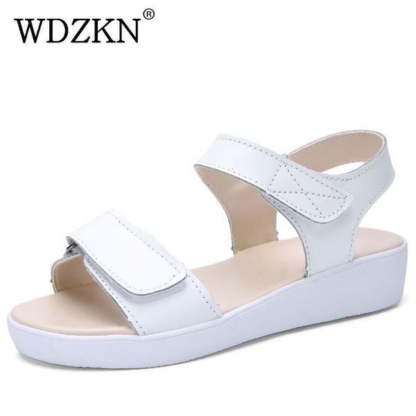 split leather women sandals fashion summer shoes sweet open toe hook loop casual flat sandal, Black
split leather women sandals fashion summer shoes sweet open toe hook loop casual flat sandal, Black