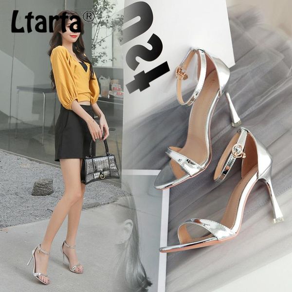 sandals ltarta 2021 style women's shoes one word buckle pendant stiletto heel patent leather women cwf, Black
sandals ltarta 2021 style women's shoes one word buckle pendant stiletto heel patent leather women cwf, Black