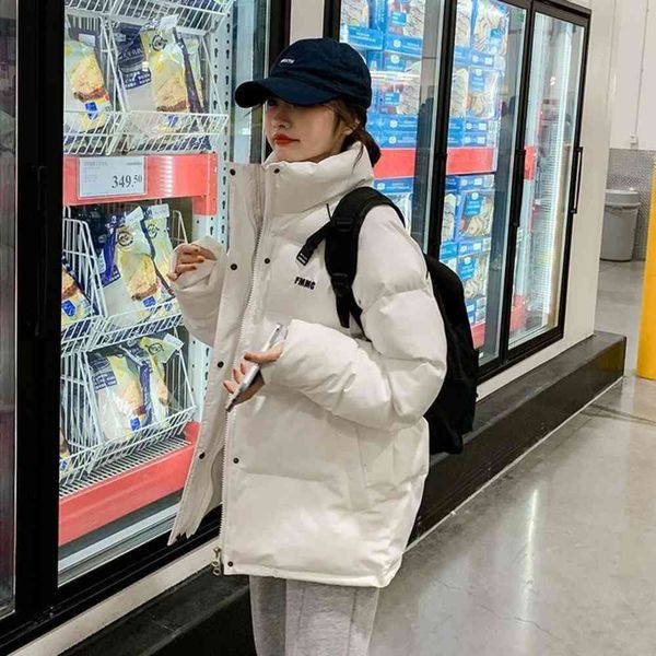 version of off-season women's clothes winter style cotton padded female students down jacket, Black
version of off-season women's clothes winter style cotton padded female students down jacket, Black