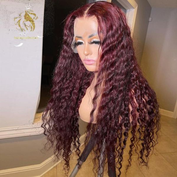lace wigs 99j color 13*4 front wig for women remy human hair long deep wave glueless with baby, Black;brown
lace wigs 99j color 13*4 front wig for women remy human hair long deep wave glueless with baby, Black;brown