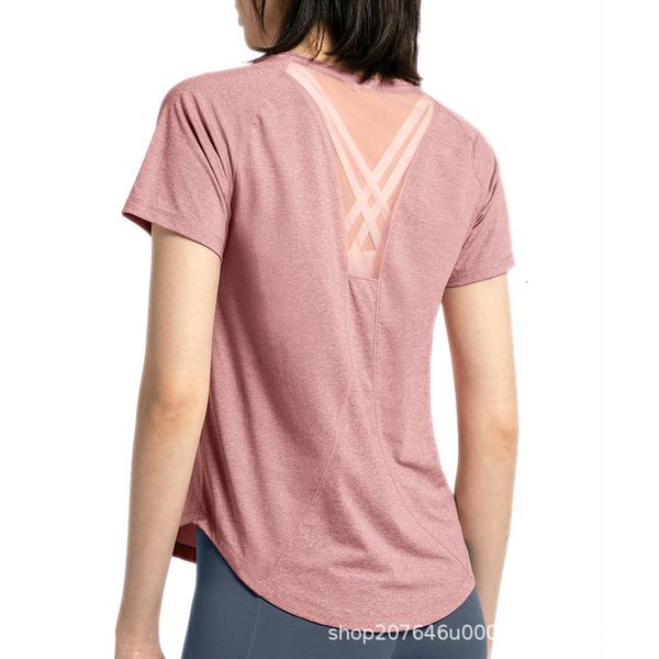 sleeve women's short yoga t-shirt loose quick drying running fitness clothes sports bra, Gray
sleeve women's short yoga t-shirt loose quick drying running fitness clothes sports bra, Gray