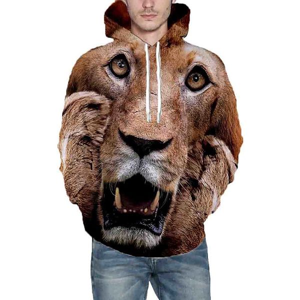 cute and fierce beast men's 3d printing hoodie visual impact party punk goth round neck high-quality american sweatshirt hoodie, Black
cute and fierce beast men's 3d printing hoodie visual impact party punk goth round neck high-quality american sweatshirt hoodie, Black