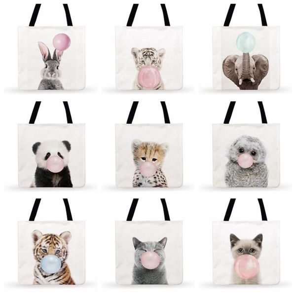 shopping bags little animal blowing bubbles painting print tote bag for women casual outdoor beach ladies shoulder
shopping bags little animal blowing bubbles painting print tote bag for women casual outdoor beach ladies shoulder