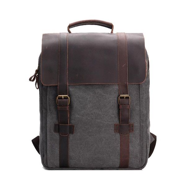 backpack men women canvas genuine leather vintage school bag rucksack casual leisure travel men's lapbackpacks
backpack men women canvas genuine leather vintage school bag rucksack casual leisure travel men's lapbackpacks