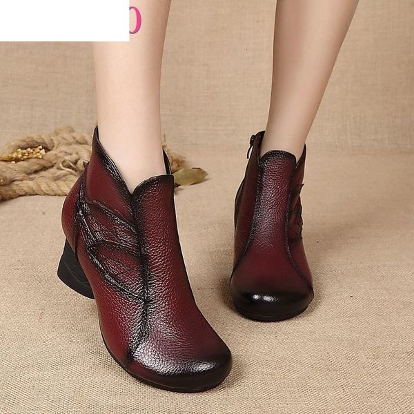 boots autumn winter woman genuine leather ankle female casual shoes women waterproof warm snow ladies gorr, Black
boots autumn winter woman genuine leather ankle female casual shoes women waterproof warm snow ladies gorr, Black