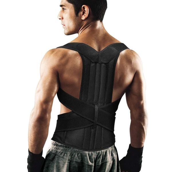 back support brace posture corrector for women and men lumbar shoulder pain relief breathable, Black;blue
back support brace posture corrector for women and men lumbar shoulder pain relief breathable, Black;blue