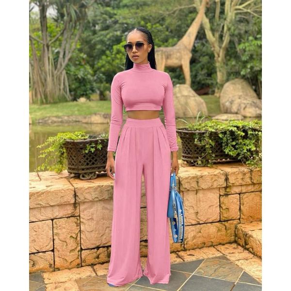women's two piece pants 5 pure colors turtleneck crop and wide leg long sets sleeve slim buckets trousers clothes, White
women's two piece pants 5 pure colors turtleneck crop and wide leg long sets sleeve slim buckets trousers clothes, White