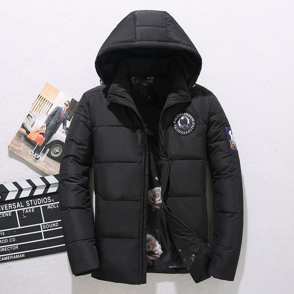 Down et short outdoor thickened youth men's casual slim fit warm winter large coat, Black
Down et short outdoor thickened youth men's casual slim fit warm winter large coat, Black