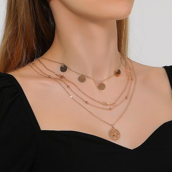 fashion multilayer geometric round map disc pendant necklaces for women female gold clavicle chain neck collars boho jewelry chokers, Golden;silver
fashion multilayer geometric round map disc pendant necklaces for women female gold clavicle chain neck collars boho jewelry chokers, Golden;silver