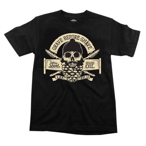 men's t-shirts grave before shave pine beard men's t-shirt, White;black
men's t-shirts grave before shave pine beard men's t-shirt, White;black