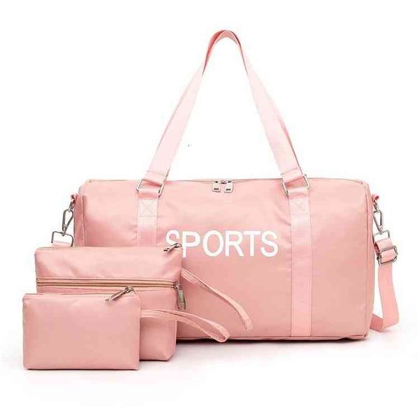 2021 new nylon three piece dry wet separation travel bag outdoor fitness, Blue;pink
2021 new nylon three piece dry wet separation travel bag outdoor fitness, Blue;pink