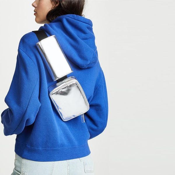hchenli brand 2021 women pu leather silver waist bag ladies travel chest bags
hchenli brand 2021 women pu leather silver waist bag ladies travel chest bags