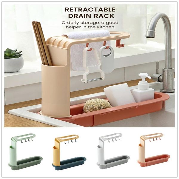 1pc sink shelf soap sponge drain rack storage basket kitchen gadgets organizer accessories & organization
1pc sink shelf soap sponge drain rack storage basket kitchen gadgets organizer accessories & organization