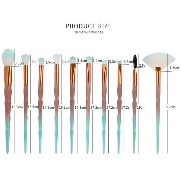 eyelash curler maange 20pcs makeup brushes set diomand powder eye shadow foundation concealer blush lip make up brochas para maquillage
eyelash curler maange 20pcs makeup brushes set diomand powder eye shadow foundation concealer blush lip make up brochas para maquillage