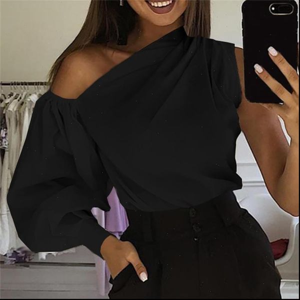 summer one women shirts off shoulder and long lantern sleeve solid casual elegant club blusas, White
summer one women shirts off shoulder and long lantern sleeve solid casual elegant club blusas, White