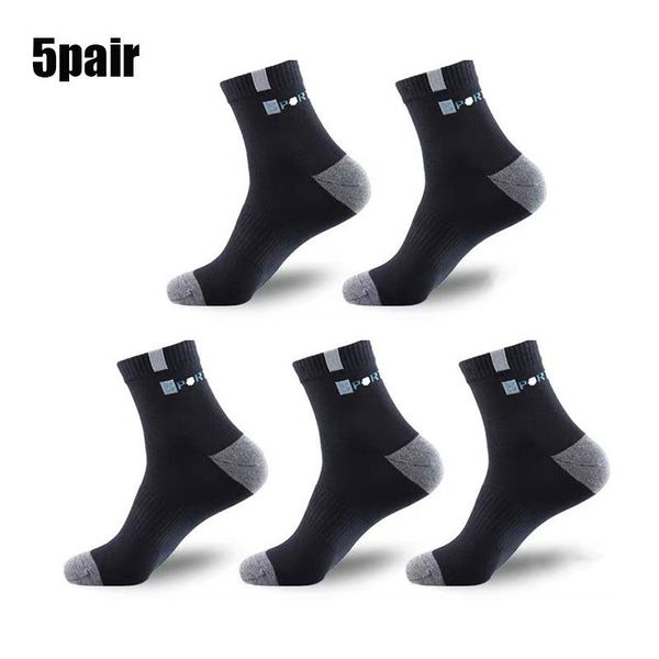 men's socks 5pair/pack tube cotton breathable sweat absorption non-slip sports thickened outdoor running basketball, Black
men's socks 5pair/pack tube cotton breathable sweat absorption non-slip sports thickened outdoor running basketball, Black