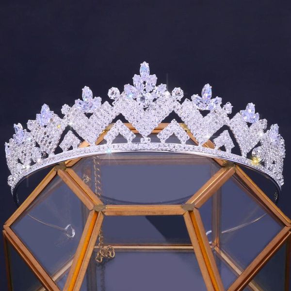 hair clips & barrettes baroque crystal cubic zirconia crown tiara luxury accessories bridal wedding big headband women cz party, Golden;silver
hair clips & barrettes baroque crystal cubic zirconia crown tiara luxury accessories bridal wedding big headband women cz party, Golden;silver