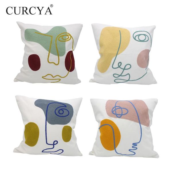 nordic morandi abstract face embroidered cushion covers white cotton canvas art decorative throw pillow cases 45x45cm cushion/decorative
nordic morandi abstract face embroidered cushion covers white cotton canvas art decorative throw pillow cases 45x45cm cushion/decorative