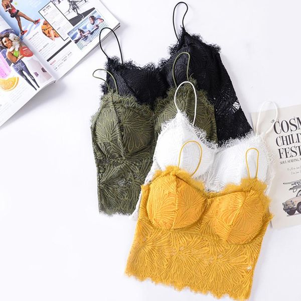 women's tanks & camis lace vest summer tight wireless bra underwear v-neck wrapped chest solid color, White
women's tanks & camis lace vest summer tight wireless bra underwear v-neck wrapped chest solid color, White