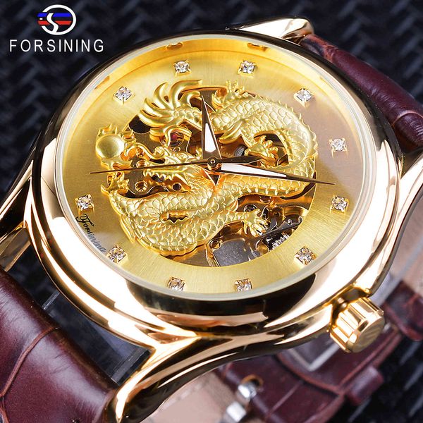 forging 2018 golden chinese dragon design brown leather belt mechanics clocks gentlemen watches luxury skeleton clock, Slivery;brown
forging 2018 golden chinese dragon design brown leather belt mechanics clocks gentlemen watches luxury skeleton clock, Slivery;brown