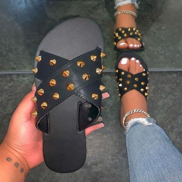 slippers women summer flats ladies rivet snake shoe female casual beach light slides slipper open toe plus size 36-43, Black
slippers women summer flats ladies rivet snake shoe female casual beach light slides slipper open toe plus size 36-43, Black