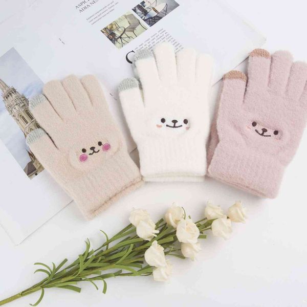 glov winter women warm and lovely winter imitation mink knitted embroidery finger touch screen smiling face
glov winter women warm and lovely winter imitation mink knitted embroidery finger touch screen smiling face