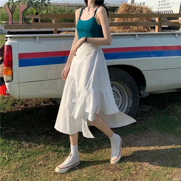 skirts irregular folds stitching solid color midi skirt gothic fashion punk casual long summer harajuku wild high waist saia, Black
skirts irregular folds stitching solid color midi skirt gothic fashion punk casual long summer harajuku wild high waist saia, Black