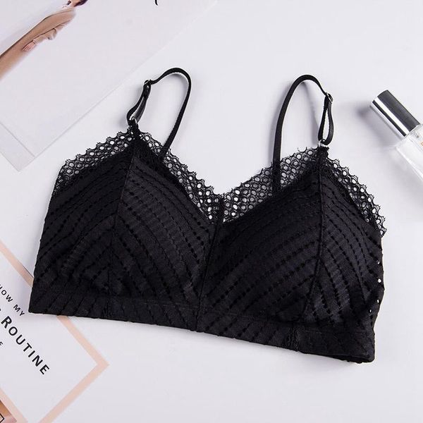 bras padded seamless bra women solid color lace wireless bralette female lingerie underwear, Red;black
bras padded seamless bra women solid color lace wireless bralette female lingerie underwear, Red;black