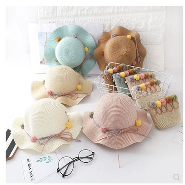 new children's sun hat girl straw lovely princess summer beach bag, Blue;gray
new children's sun hat girl straw lovely princess summer beach bag, Blue;gray