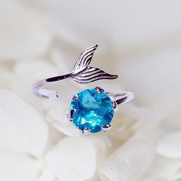 wedding rings opening fashion fish tail charm mermaid bubble blue zircon dainty jewelry women's engagement statement gifts, Slivery;golden
wedding rings opening fashion fish tail charm mermaid bubble blue zircon dainty jewelry women's engagement statement gifts, Slivery;golden