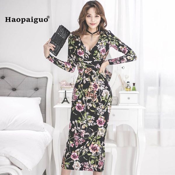 casual dresses 2021 spring women dress print v neck long sleeve vintage bodycon bandage midi fashion lady party slim pencil, Black;gray
casual dresses 2021 spring women dress print v neck long sleeve vintage bodycon bandage midi fashion lady party slim pencil, Black;gray