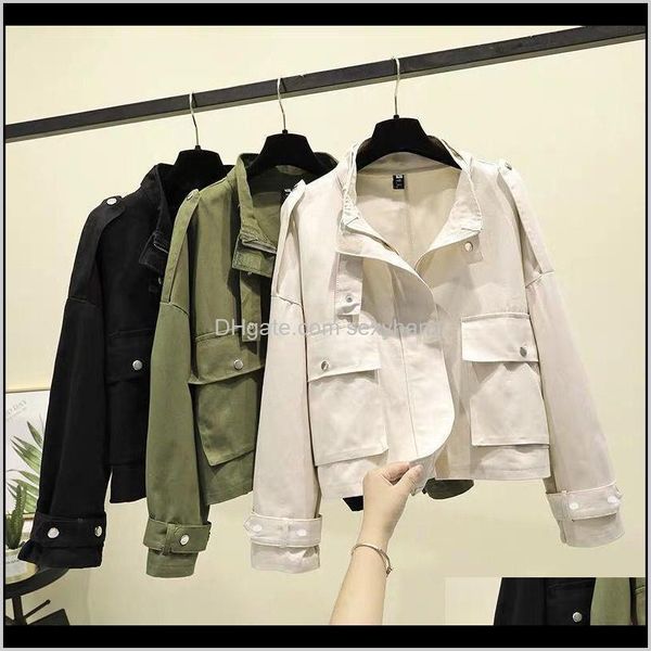 womens jackets autumn women long sleeve casual windbreaker female short jacket fashion loose basic coat outerwear plus size 7581 5niik z5lnb, Black;brown
womens jackets autumn women long sleeve casual windbreaker female short jacket fashion loose basic coat outerwear plus size 7581 5niik z5lnb, Black;brown
