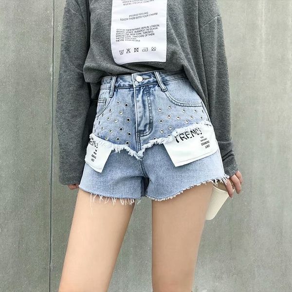 women's shorts 2020 summer new denim high waist big size fat mm show thin wide leg loose elegant pants, White;black
women's shorts 2020 summer new denim high waist big size fat mm show thin wide leg loose elegant pants, White;black